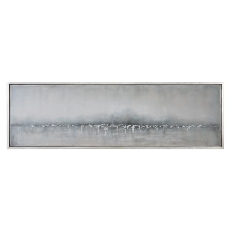 Uttermost 71 Inch x 21 Inch "Tides Edge" Framed Art Print on Canvas by Grace Feyock Silver Leaf