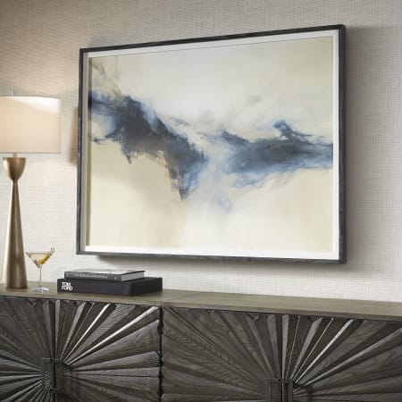 Uttermost Terra Nova 40" x 40" Framed Abstract Painting Blue / White