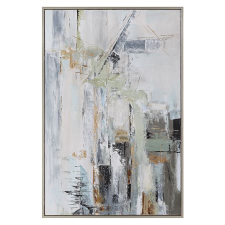 Uttermost Natural Springs 62" x 62" Framed Abstract Painting Silver