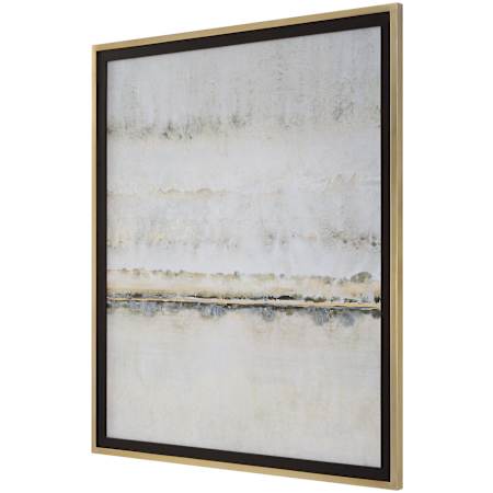 Uttermost Gilded Horizon 39" x 33" Framed Abstract Painting Multicolored