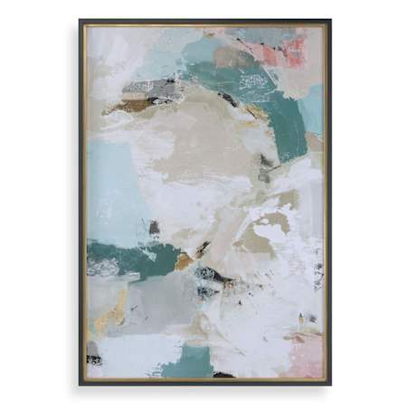 Uttermost Perfect Storm 42" x 61" Framed Abstract Painting Multicolored