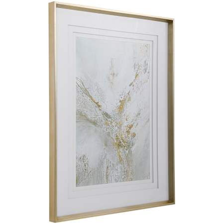 Uttermost Ethos 50" x 38" Framed Abstract Painting Multicolored