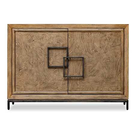 Uttermost Paltrow 48" Wide 2 Door Oak and Particle Board Accent Cabinet Burl / Oak