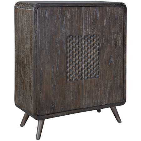 Uttermost Hausen 29" Wide 2 Door Veneer Cabinet Natural