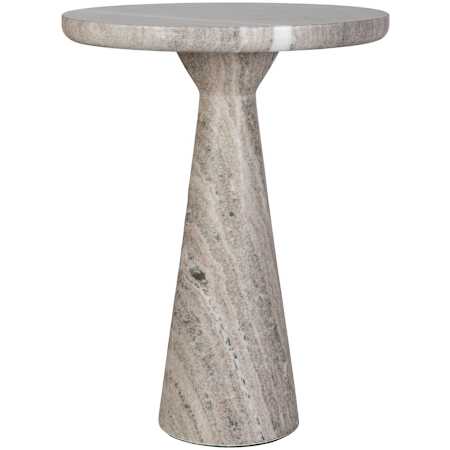 Uttermost Stour 17" Diameter Marble Accent Table Neutral
