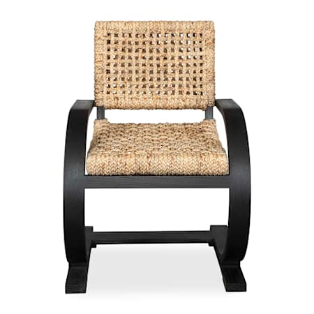 Uttermost Rehema 25" Wood Dinner Chair Black