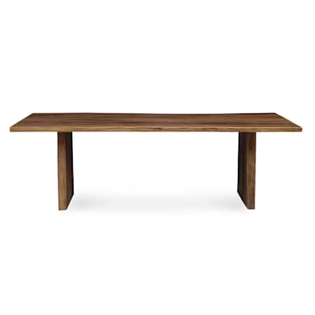 Uttermost Glenmore 96" Wide Wood Top Metal and Wood Table Suar