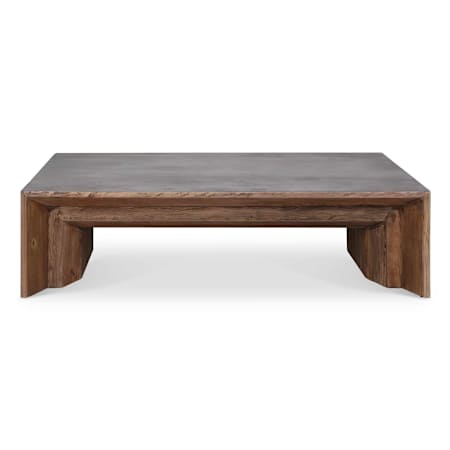 Uttermost Vail 60" Wide Wood Top Plywood and Wood Table Gray / Elm