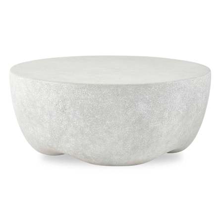 Uttermost Wright 38" Diameter Concrete Table Light Stone