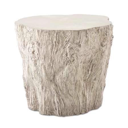 Uttermost Oakmont 24" Diameter Concrete Table Light Oak