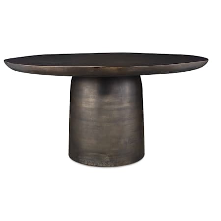 Uttermost Madrone 60" Diameter Metal Table Golden Dark Bronze