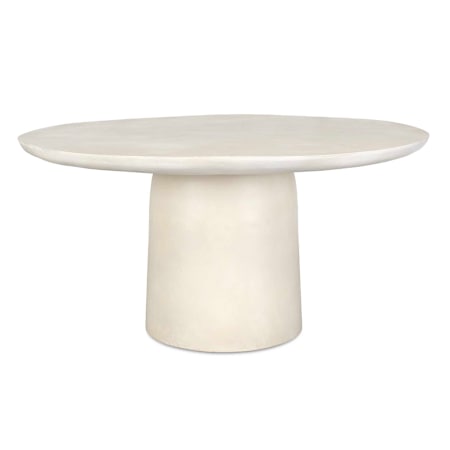 Uttermost Madrone 60" Diameter Aluminum Table Warm White