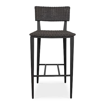 Uttermost Calbas 20" Wide Bar Stool Java Black