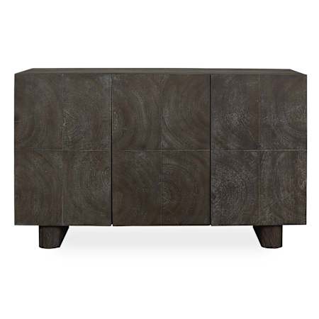 Uttermost Phineas 3 Door Modern Cabinet Woodtone