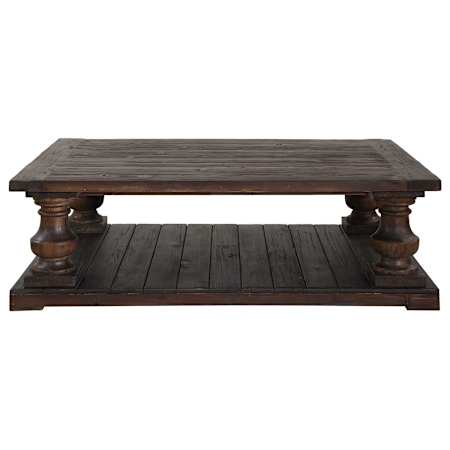 Uttermost Stratford 60" Wide Wood Table Woodtone