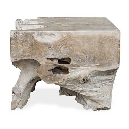 Uttermost Deguara 22" Wide Teak Wood Table Woodtone