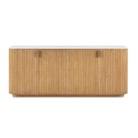 Uttermost Arik 4 Door Walnut Cabinet Woodtone