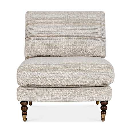 Uttermost Chatsworth Modern Slipper Chair White
