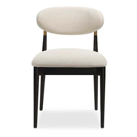 Uttermost Moxie Black Armless Dining Chair - Set of 2 Black