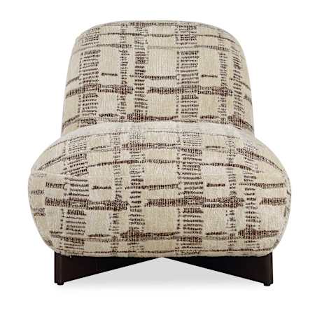 Uttermost Evans Modern Armless Accent Chair Brown
