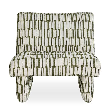 Uttermost Willa Green White Accent Chair Green / White