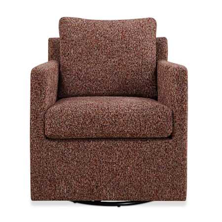Uttermost Tisdell Canyon Swivel/Glider Pink / Red