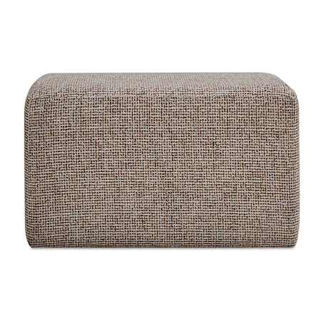 Uttermost Kelce 30" Wide Standard Ottoman Brown
