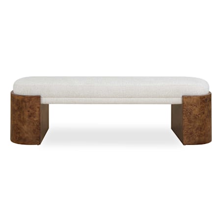 Uttermost Thorian 60" Wide Bench Brown / White