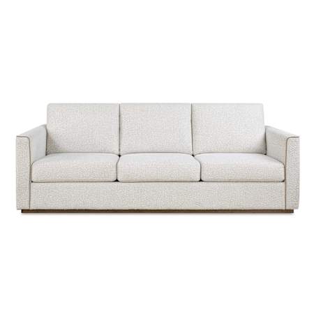 Uttermost Lorien 90" Wide Fabric, Foam, Hardwood, and Plywood Sofa White