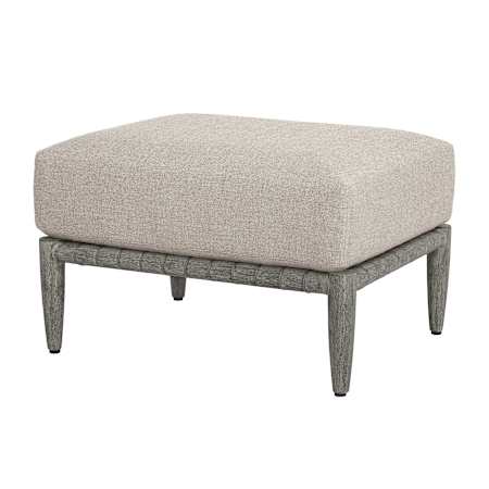 Uttermost Borneo 26" Wide Standard Ottoman Gray