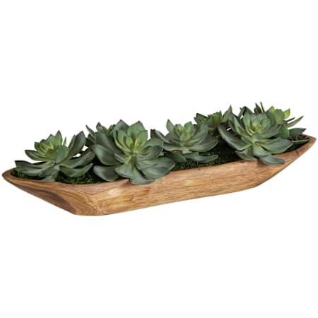 Uttermost Yuma 8" Tall Wood Faux Flora Planter Natural