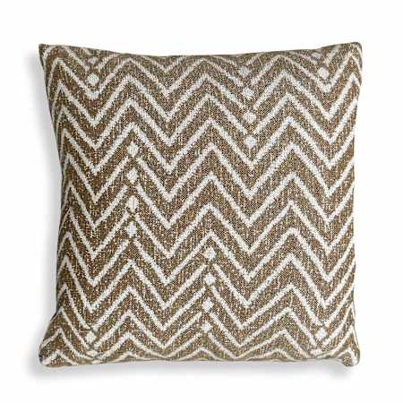 Uttermost Argo Chevron Acrylic Covered Polyester Filled Accent Pillow Toffee