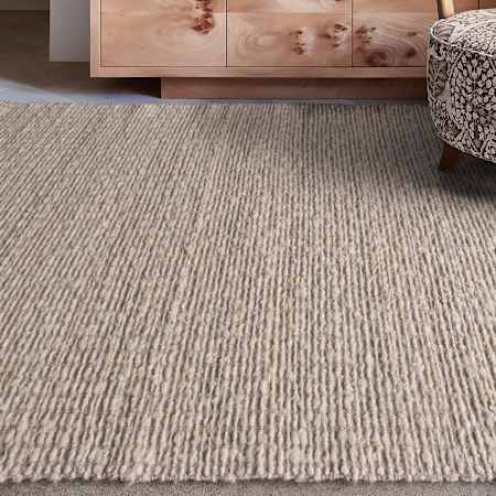 Uttermost Lovelle 6' x 9' Wool Solid Indoor Rectangular Area Rug Ivory