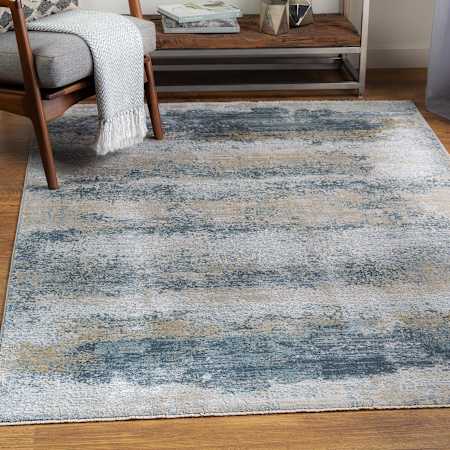 Uttermost Bremen 5' x 7-1/2' Polyester Abstract Indoor Rectangular Area Rug Taupe