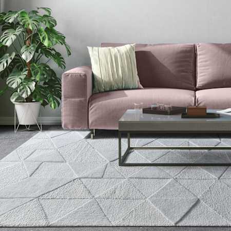 Uttermost La Veta 6' x 9' Wool Geometric Indoor Rectangular Area Rug Ivory