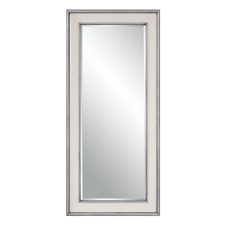 Uttermost 32" W x 70" H Rectangular Wood Framed Bathroom Mirror Coconut Milk White