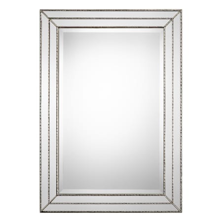 Uttermost 23-7/8" W x 33-7/8" H Rectangular Framed Bathroom Mirror Metallic Silver