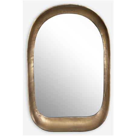 Uttermost 24" W x 36" H Specialty Bathroom Mirror Antique Brass