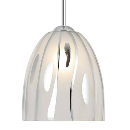 Varaluz Chroman Empire 11" Tall Mini Pendant Chrome