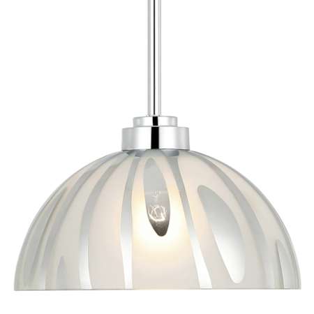 Varaluz Chroman Empire 6" Tall Mini Pendant Chrome