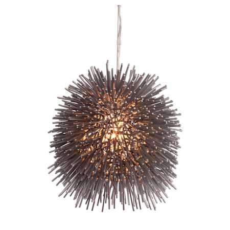 Varaluz Urchin Single Light 9" Wide Mini Pendant Chrome