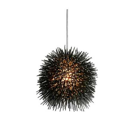 Varaluz Urchin 6" Uber Mini Pendant Black