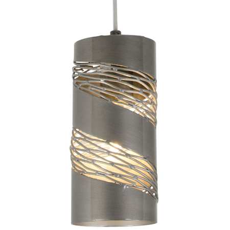 Varaluz Flow 4" Wide Wood Mini Pendant Steel