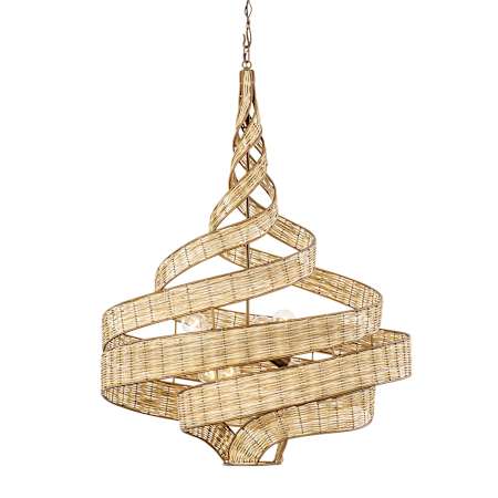 Varaluz Flow 6 Light 30" Wide Abstract Chandelier Baguette