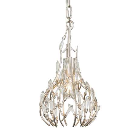 Varaluz Bask 8" Wide Crystal Mini Pendant Gold Dust