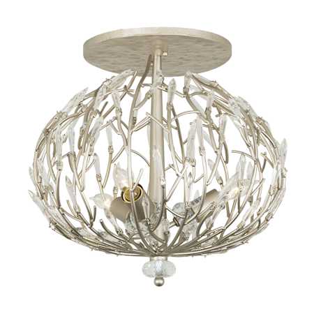 Varaluz Bask 3 Light 18" Wide Semi-Flush Ceiling Fixture Gold Dust