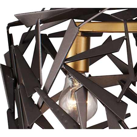 Varaluz-286N05-Antique Gold / Rustic Bronze