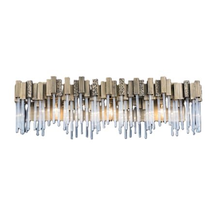 Varaluz Matrix 28" Wide Vanity Light Havana Gold