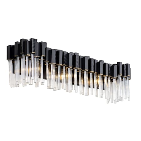 Varaluz Matrix 28" Wide Vanity Light Matte Black