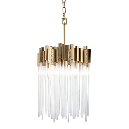 Varaluz Matrix 3 Light 14" Wide Multi Light Pendant Havana Gold